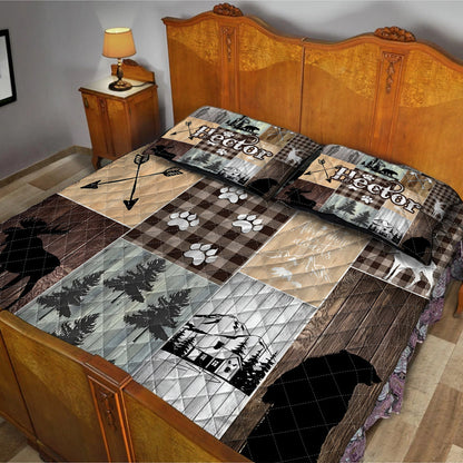 Love Hunting - Personalized Hunting Quilt Set