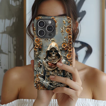 Vintage Skull - Personalized Skull Full Print Phone Case