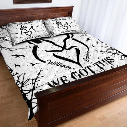 Wild Couple - Personalized Hunting Quilt Set