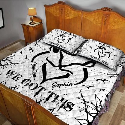 Wild Couple - Personalized Hunting Quilt Set