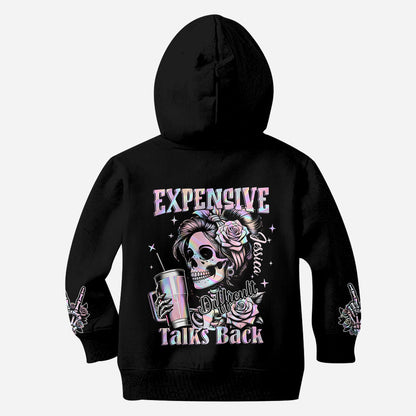 Expensive Difficult And Talks Back - Personalized Skull All Over Shirt