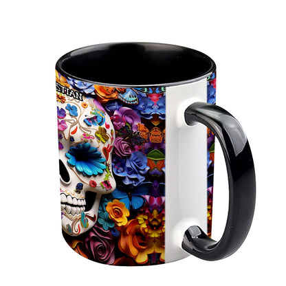 Sugar Skull - Personalized Skull Accent Mug