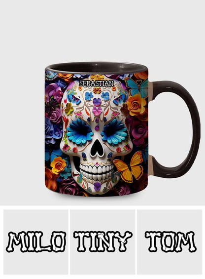 Sugar Skull - Personalized Skull Accent Mug
