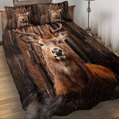 Love Hunting - Personalized Hunting Quilt Set