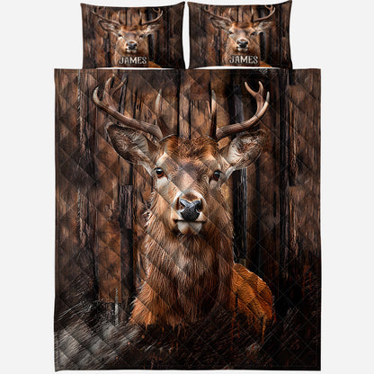 Love Hunting - Personalized Hunting Quilt Set