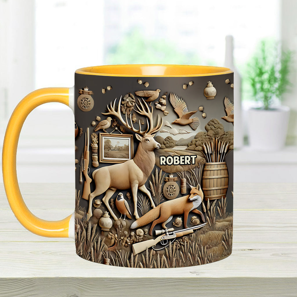 Silent Night - Personalized Hunting Accent Mug