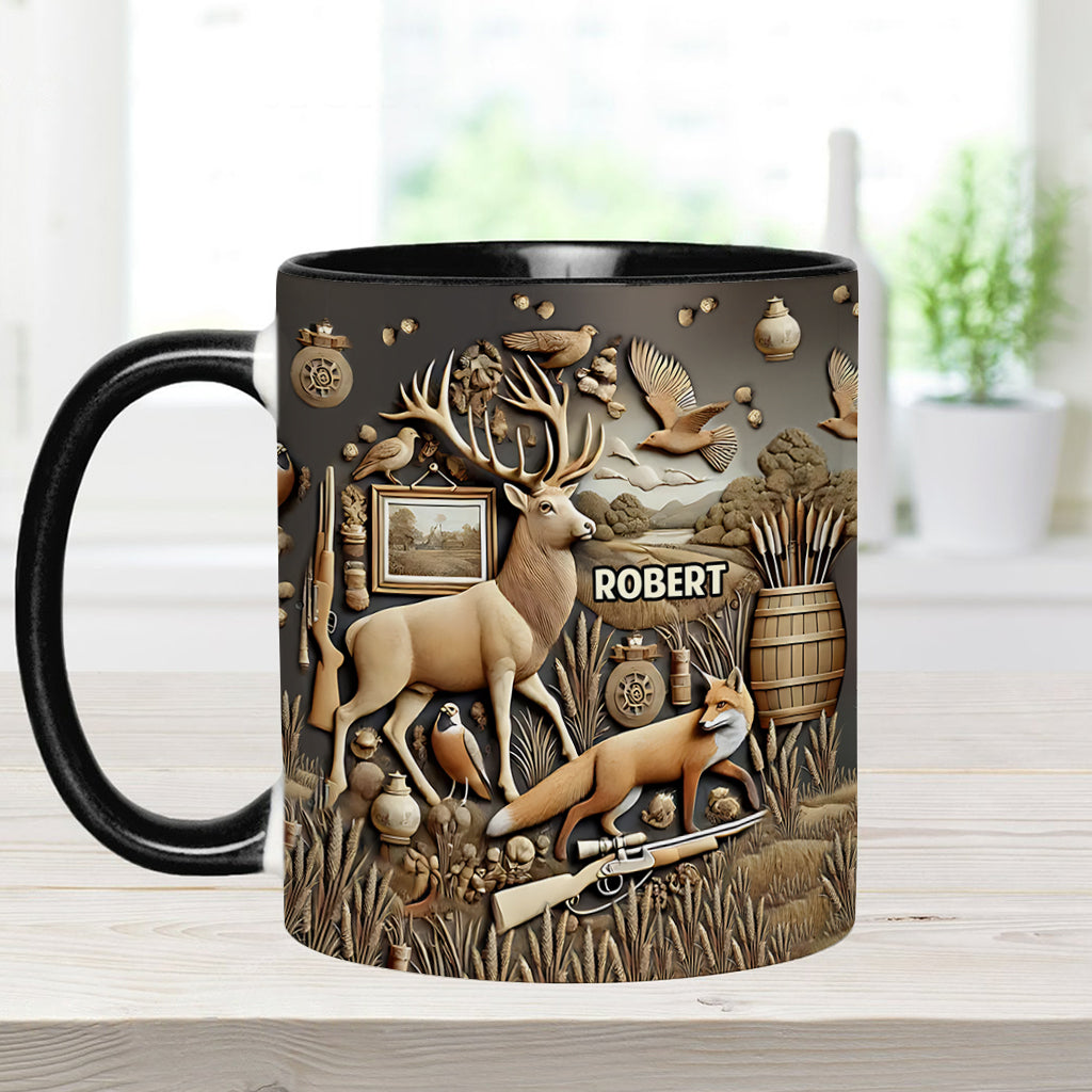 Silent Night - Personalized Hunting Accent Mug