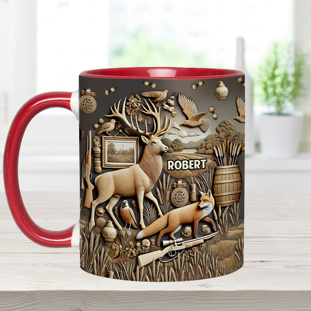 Silent Night - Personalized Hunting Accent Mug
