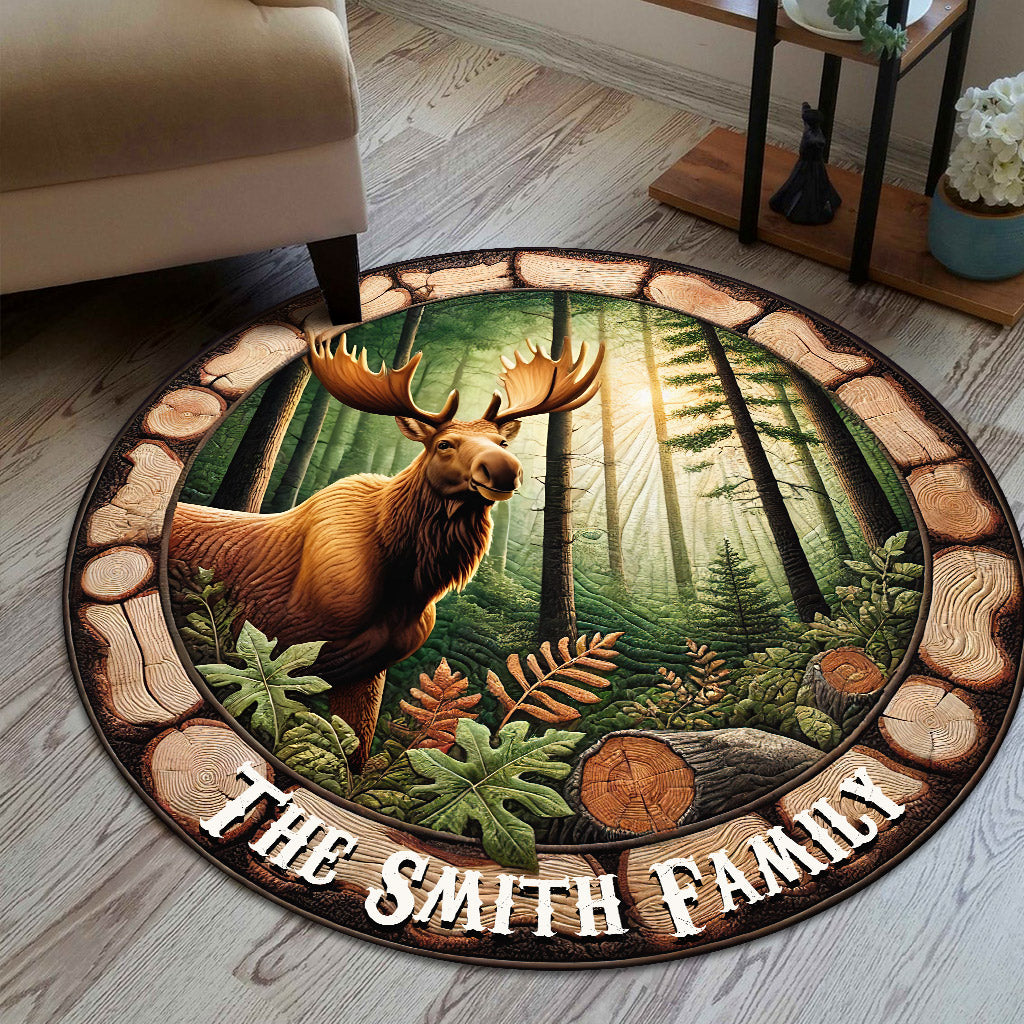 Love Hunting - Personalized Hunting Round Rug