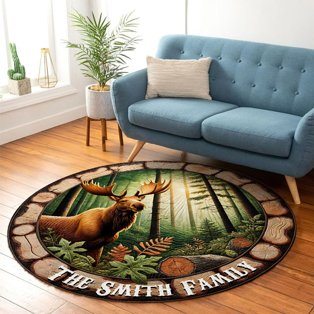 Love Hunting - Personalized Hunting Round Rug