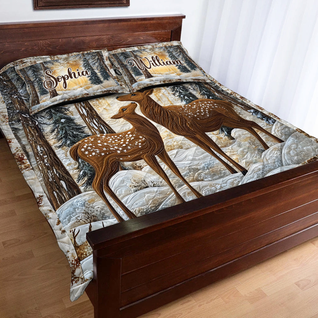 You & Me We Got This - Personalized Hunting Quilt Set