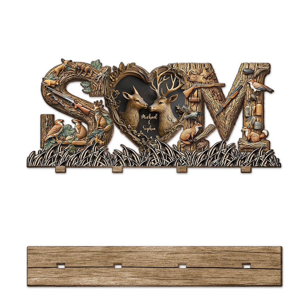 Her Buck His Doe - Personalized Hunting 1 Layered Big Freestanding