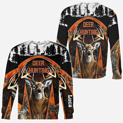 Awesome Deer - Personalized Hunting All Over Shirt