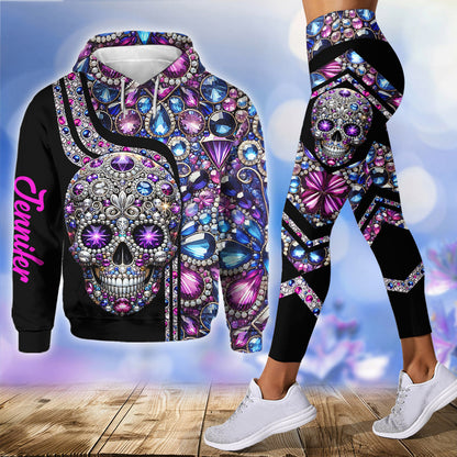 Magic Skull - Personalized Skull Hoodie and Leggings