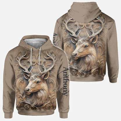 Love Hunting - Personalized Hunting All Over Shirt