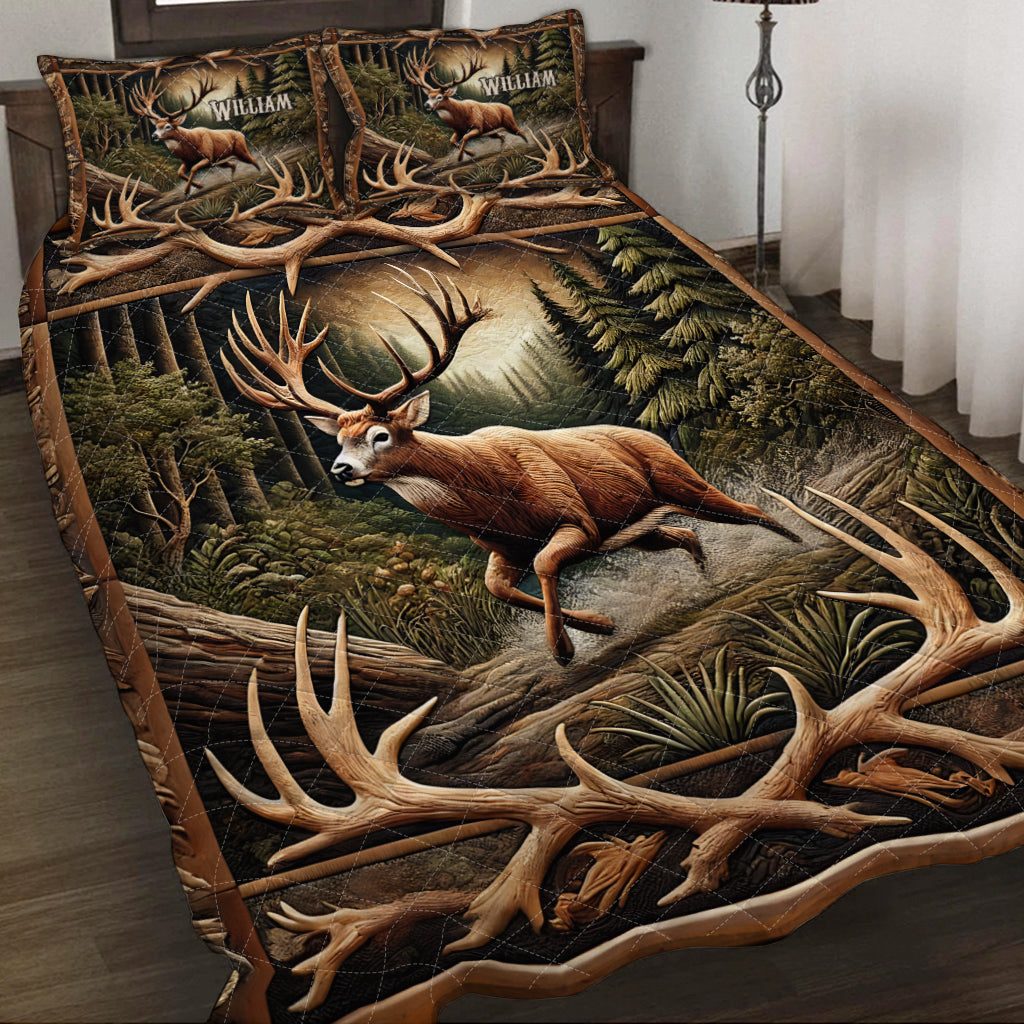 Love Hunting - Personalized Hunting Quilt Set