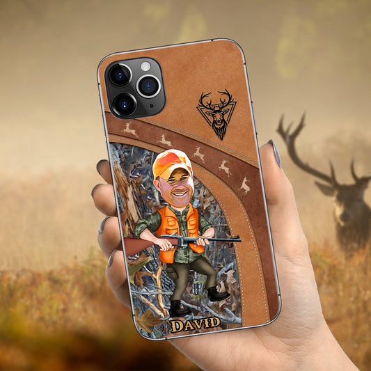 Photo Inserted Funny Hunting - Personalized Hunting Phone Case