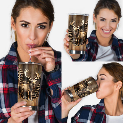 Love Hunting - Personalized Hunting Tumbler