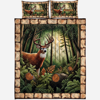 Love Hunting - Personalized Hunting Quilt Set
