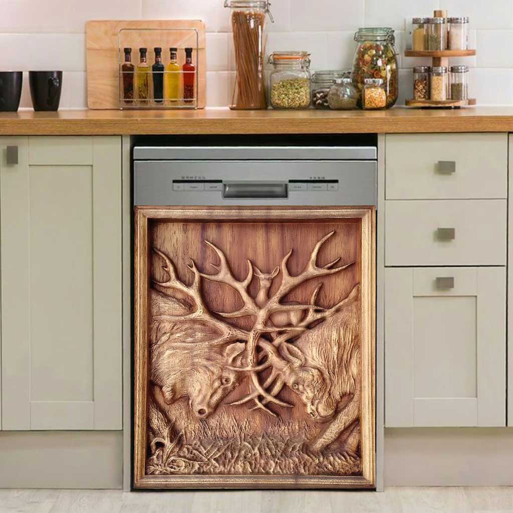 Love Hunting - Dishwasher Cover With 3D Pattern Print