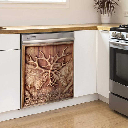 Love Hunting - Dishwasher Cover With 3D Pattern Print