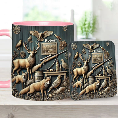 Best Hunter Ever - Personalized Hunting Accent Mug