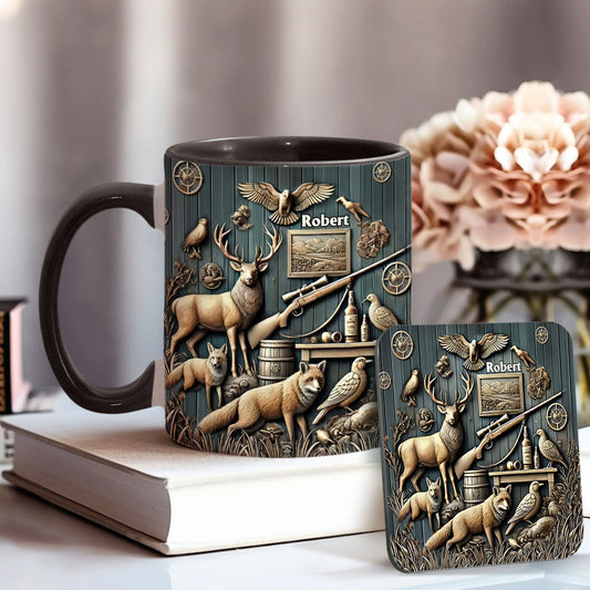 Best Hunter Ever - Personalized Hunting Accent Mug
