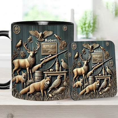 Best Hunter Ever - Personalized Hunting Accent Mug