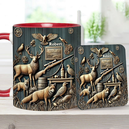 Best Hunter Ever - Personalized Hunting Accent Mug