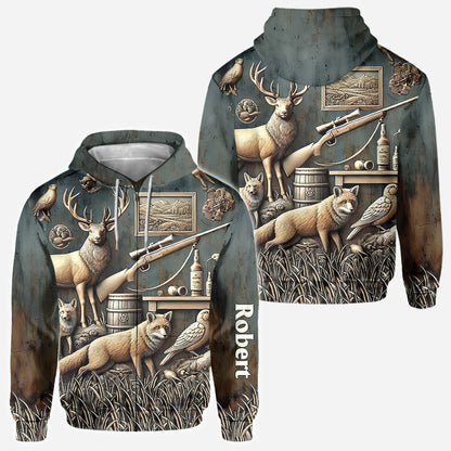 Best Hunter Ever - Personalized Hunting All Over Shirt