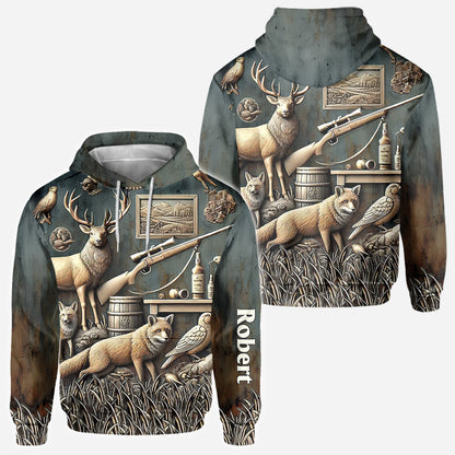 Best Hunter Ever - Personalized Hunting All Over Shirt