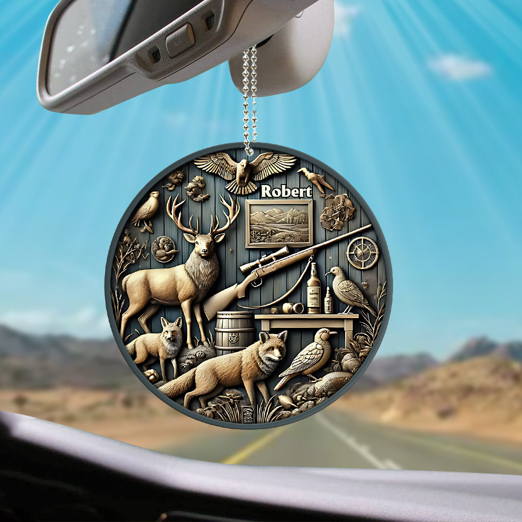 Best Hunter Ever - Personalized Hunting Car Ornament