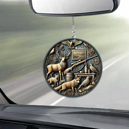 Best Hunter Ever - Personalized Hunting Car Ornament