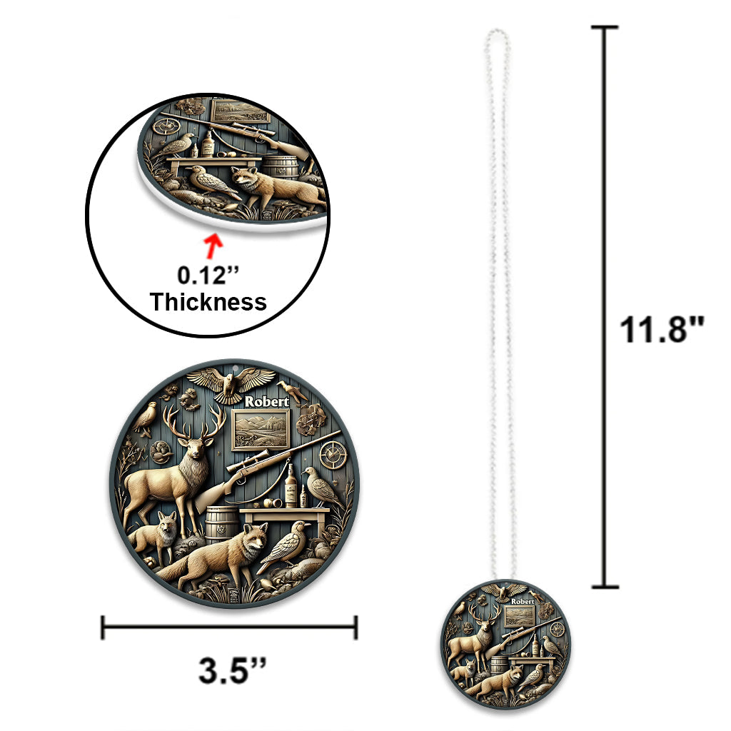 Best Hunter Ever - Personalized Hunting Car Ornament