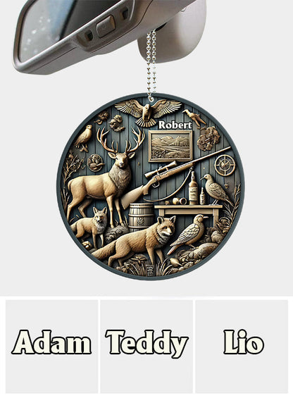 Best Hunter Ever - Personalized Hunting Car Ornament