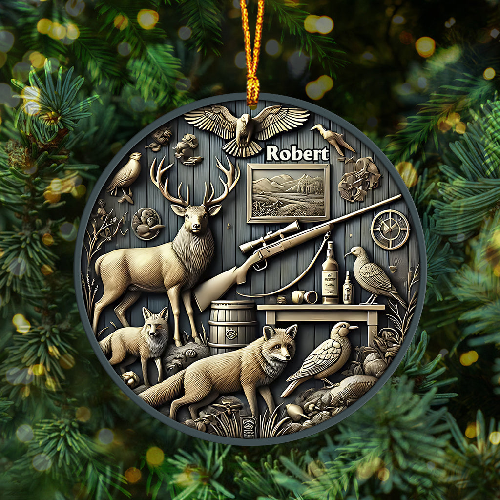 Best Hunter Ever - Personalized Hunting Ornament