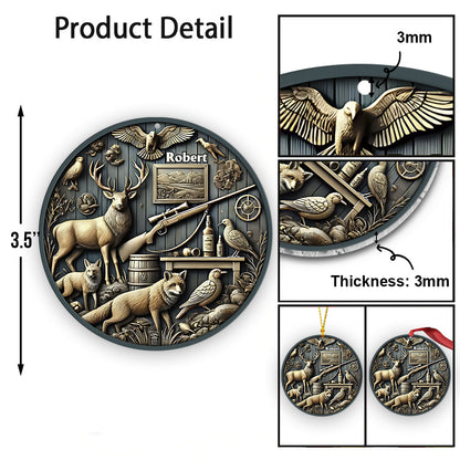 Best Hunter Ever - Personalized Hunting Ornament