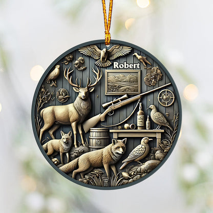 Best Hunter Ever - Personalized Hunting Ornament