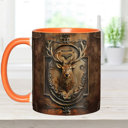 Deer Hunter - Personalized Hunting Accent Mug
