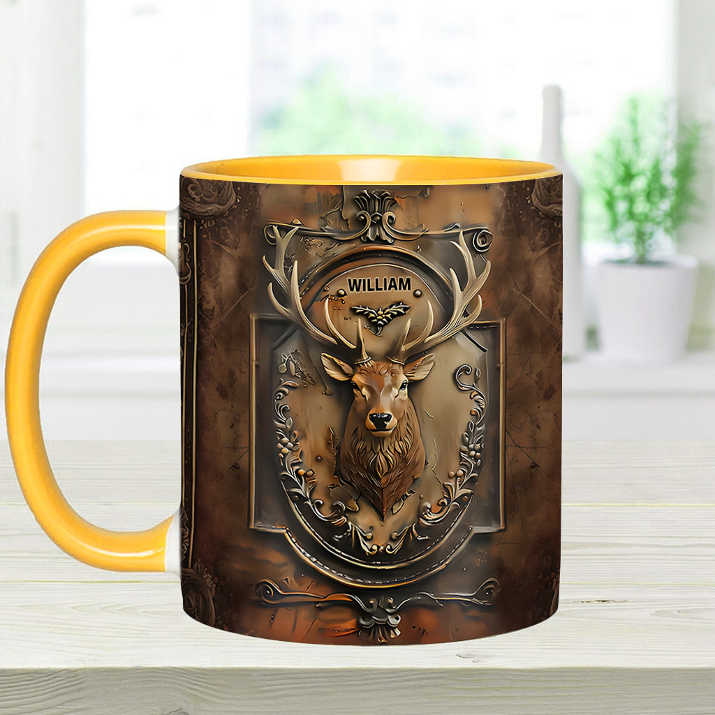 Deer Hunter - Personalized Hunting Accent Mug