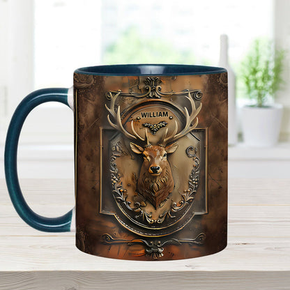 Deer Hunter - Personalized Hunting Accent Mug