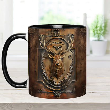 Deer Hunter - Personalized Hunting Accent Mug