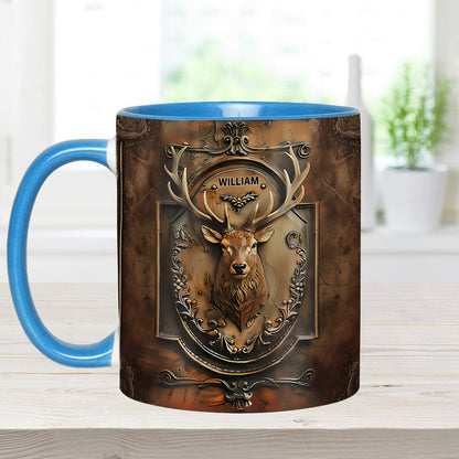 Deer Hunter - Personalized Hunting Accent Mug