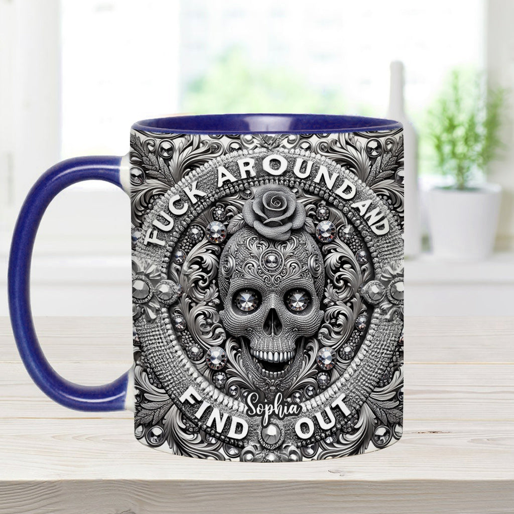 Stunning Skull - Personalized Skull Accent Mug