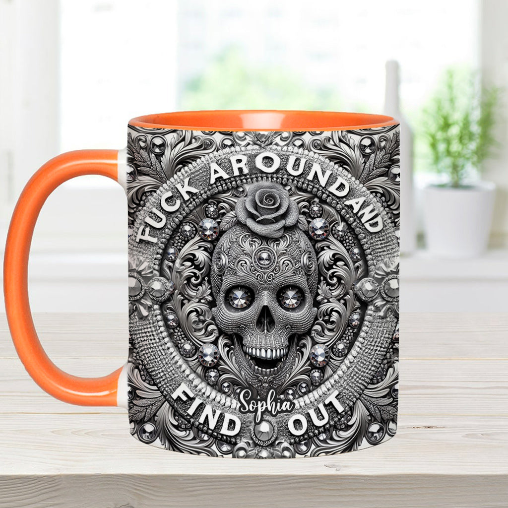 Stunning Skull - Personalized Skull Accent Mug