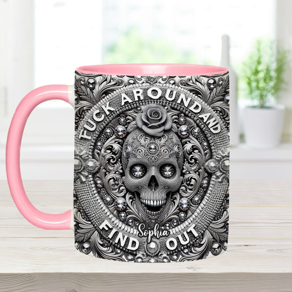 Stunning Skull - Personalized Skull Accent Mug