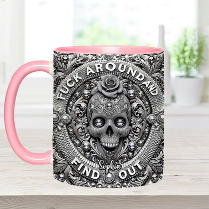 Stunning Skull - Personalized Skull Accent Mug