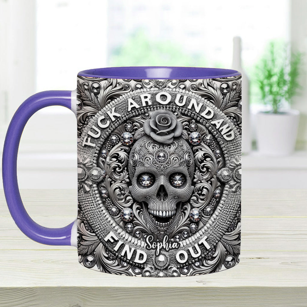 Stunning Skull - Personalized Skull Accent Mug