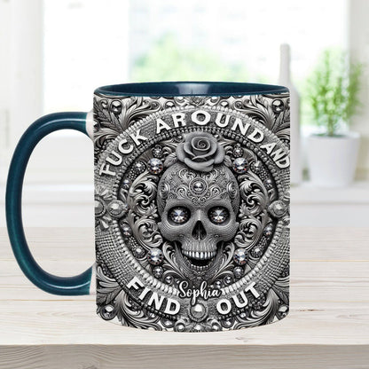 Stunning Skull - Personalized Skull Accent Mug