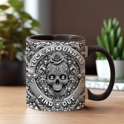 Stunning Skull - Personalized Skull Accent Mug